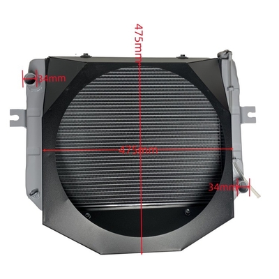 رادیاتور 8 کیلوگرم برای HELI CPC30 K9DH2-10201LDF ساخته شده برای تعمیرات ماشین آلات