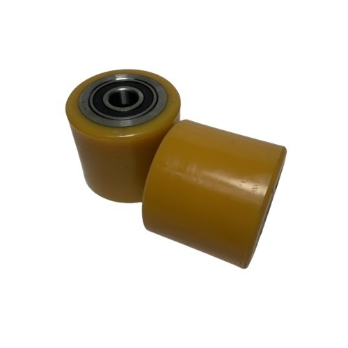 کارخانه تولیدی 80*70mm 6204 چرخ بارگیری PU برای کامیون پالت لینده