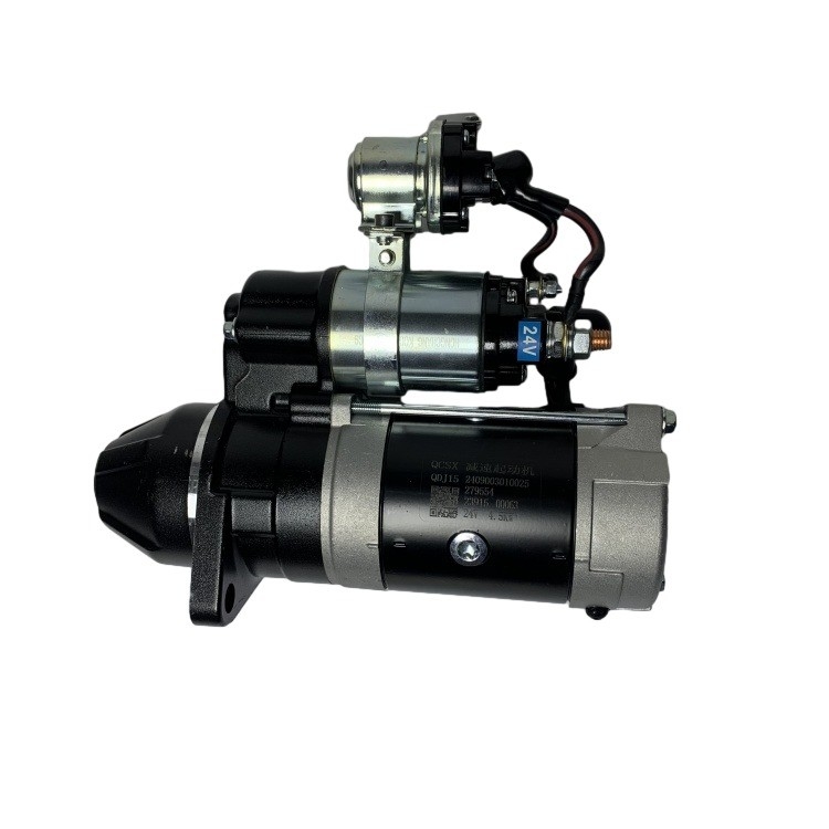بالا 24V 4.5KW استارتر QDJ2519E-P برای قطعات موتور دیزل QUANCHAI 495/498/4C5/4C6 2409003010025